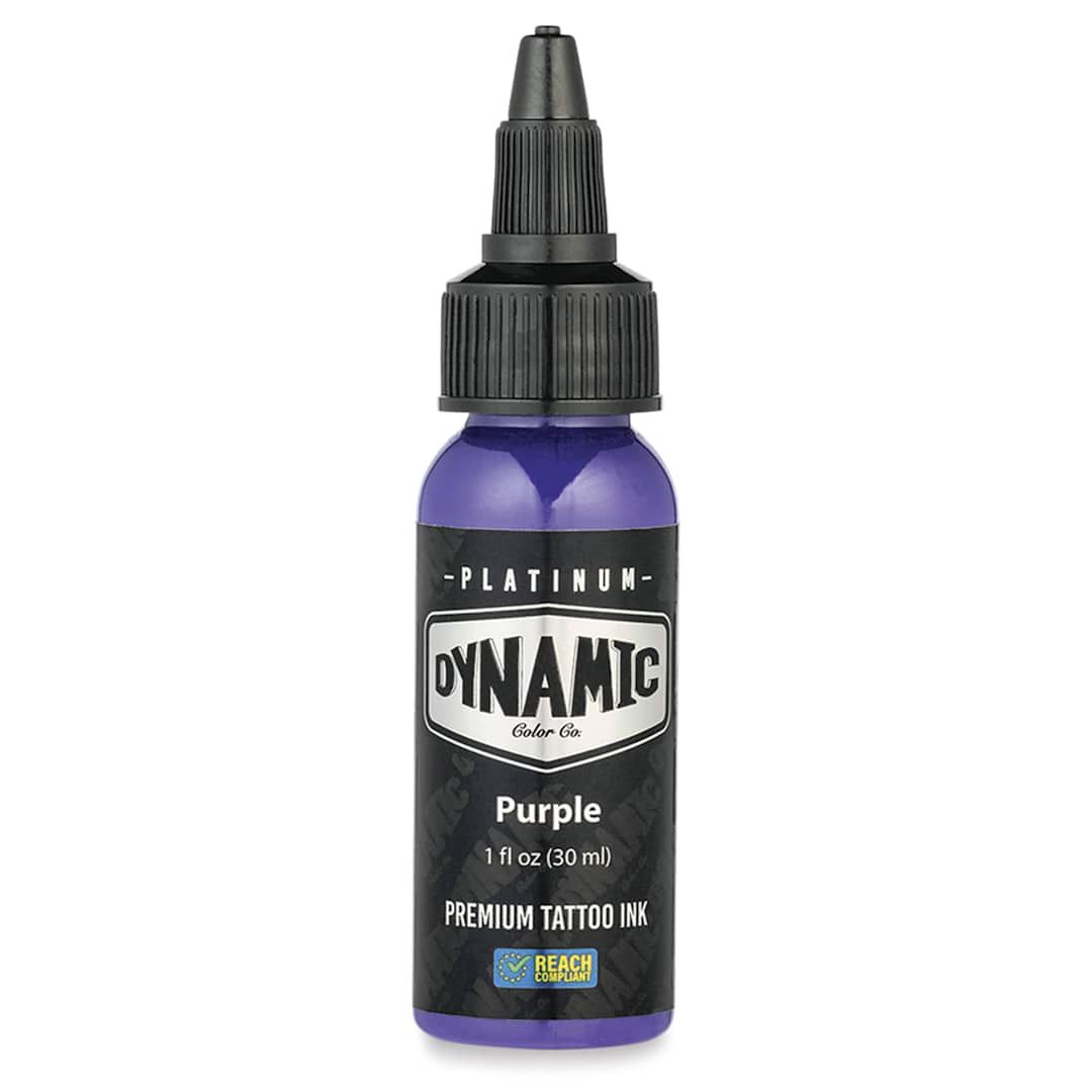 Open in modal - Dynamic Color Tattoo Ink - Purple, 1 oz bottle