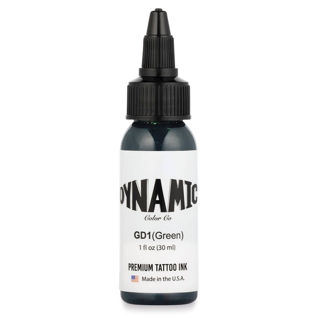 Open in modal - Dynamic Color Tattoo Ink - Green, 1 oz bottle