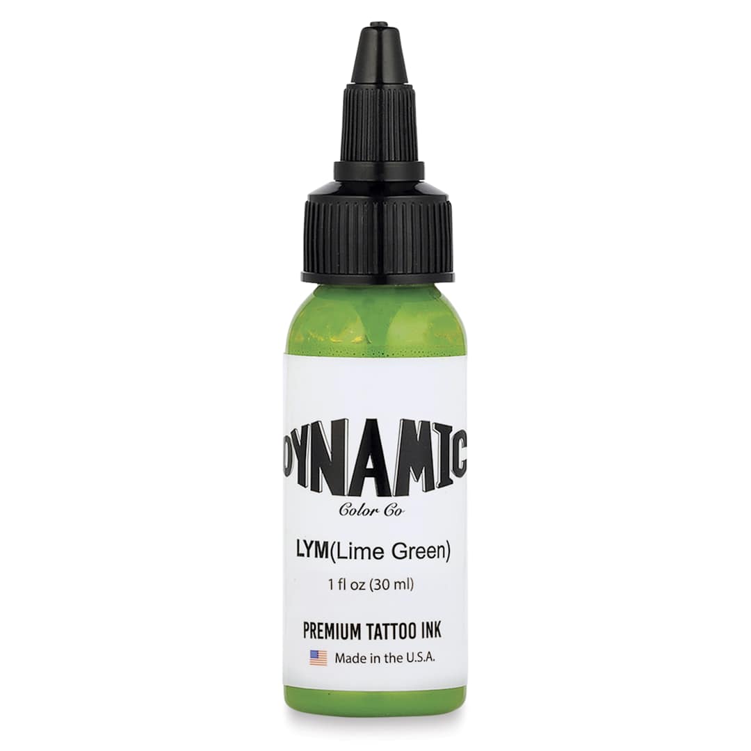 Open in modal - Dynamic Color Tattoo Ink - Lime Green, 1 oz bottle