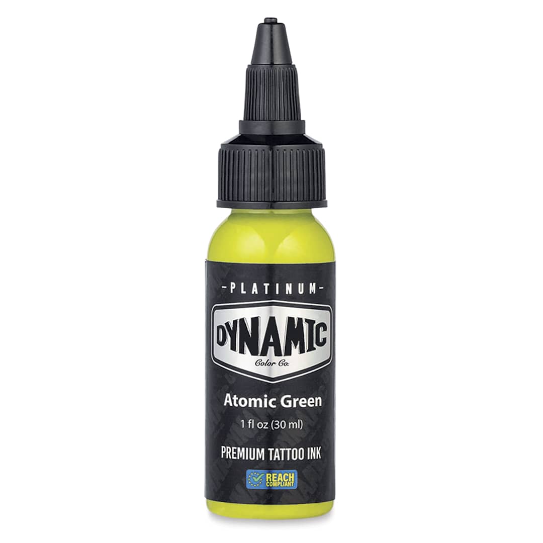 Open in modal - Dynamic Color Tattoo Ink - Atomic Green, 1 oz bottle