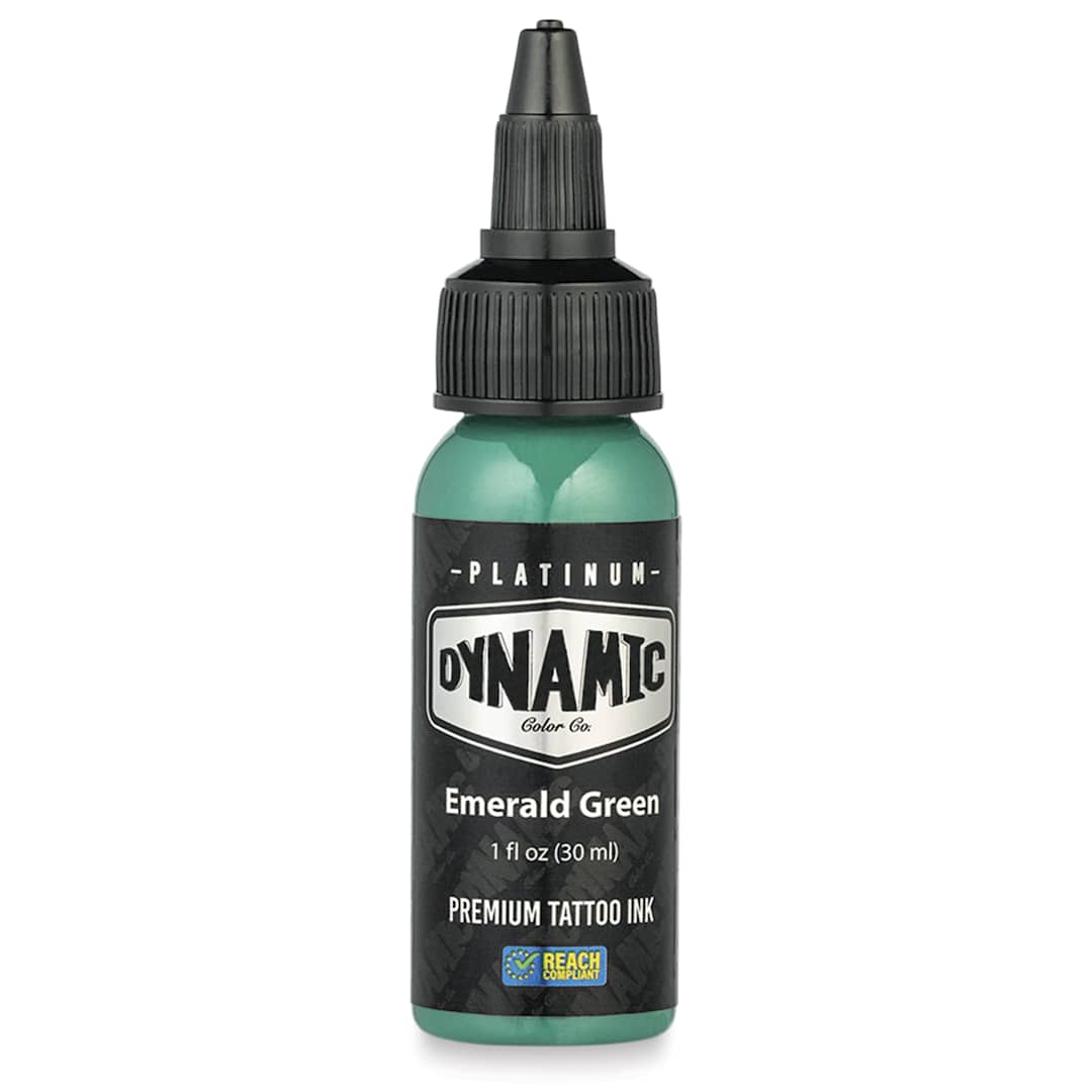 Open in modal - Dynamic Color Tattoo Ink - Emerald Green, 1 oz bottle