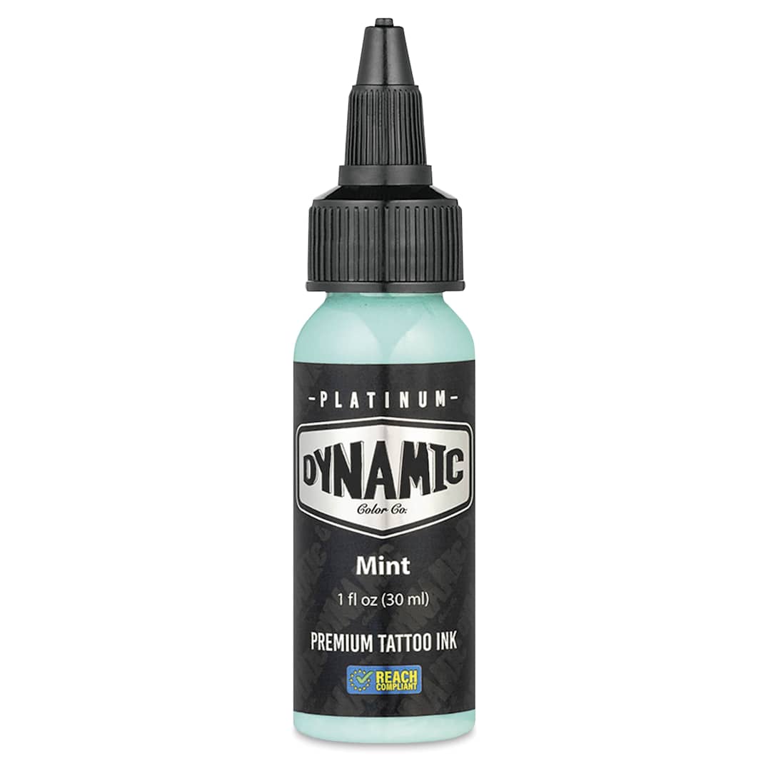 Open in modal - Dynamic Color Tattoo Ink - Mint, 1 oz bottle