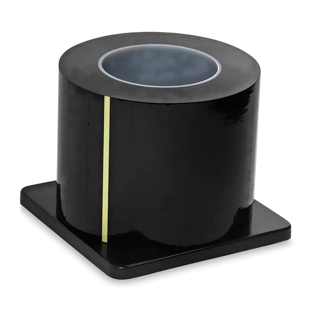 Open in modal - Saferly Medical Barrier Film - Black, 4" x 6", Pkg of 1200, out of packaging