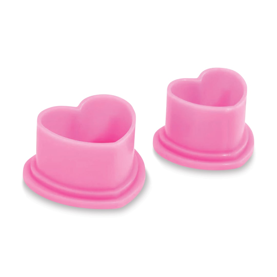 Open in modal - Saferly Heart Shaped Ink Cups, out of packaging