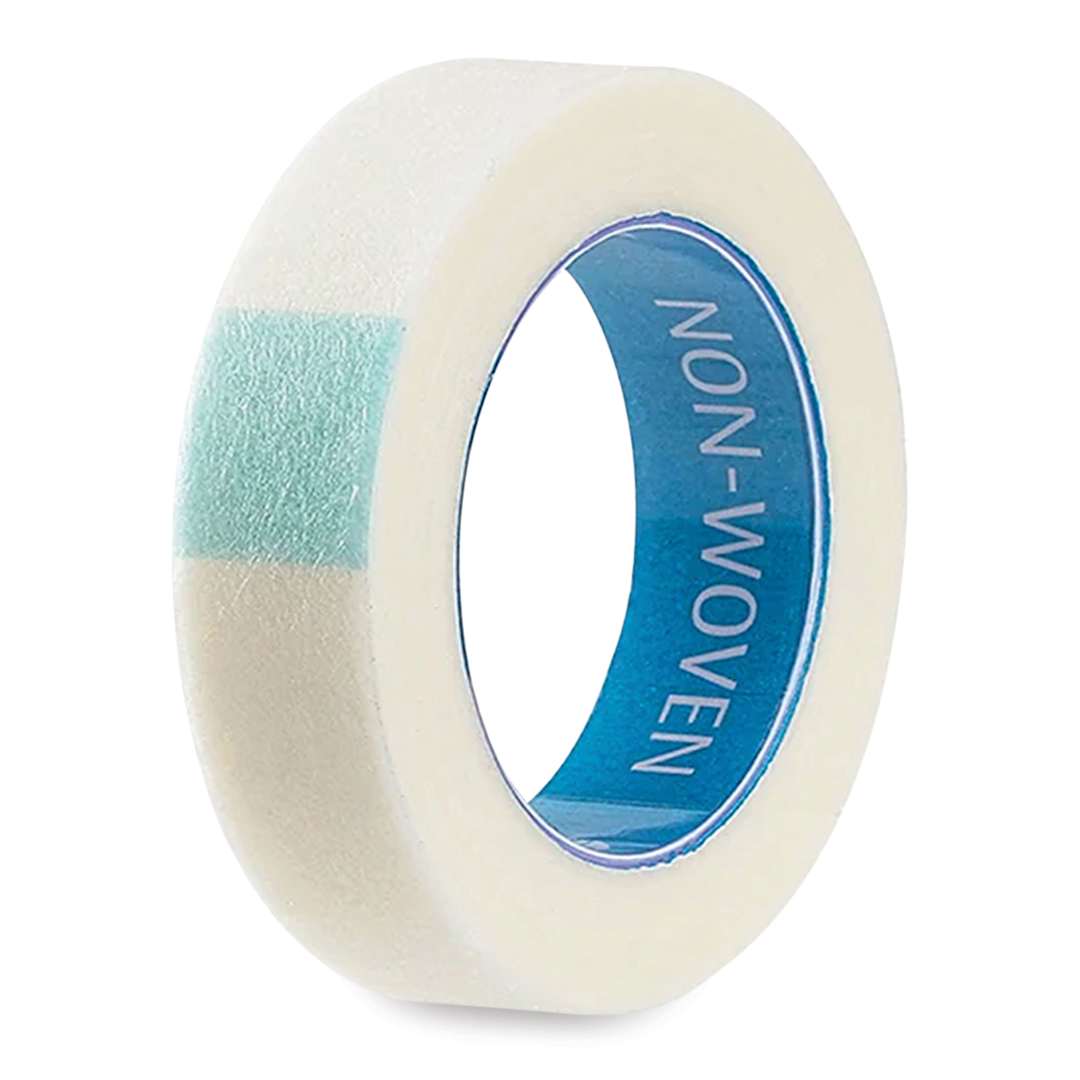 Open in modal - Saferly Medical Tape - 0.39" x 10 yds, Pkg of 30 Rolls, single roll out of packaging