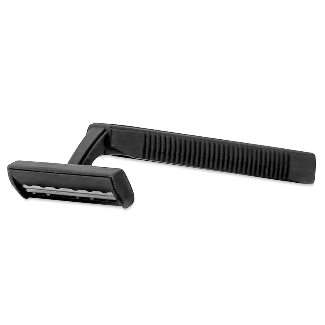 Open in modal - Saferly Double Blade Disposable Razors - Pkg of 100, single razor