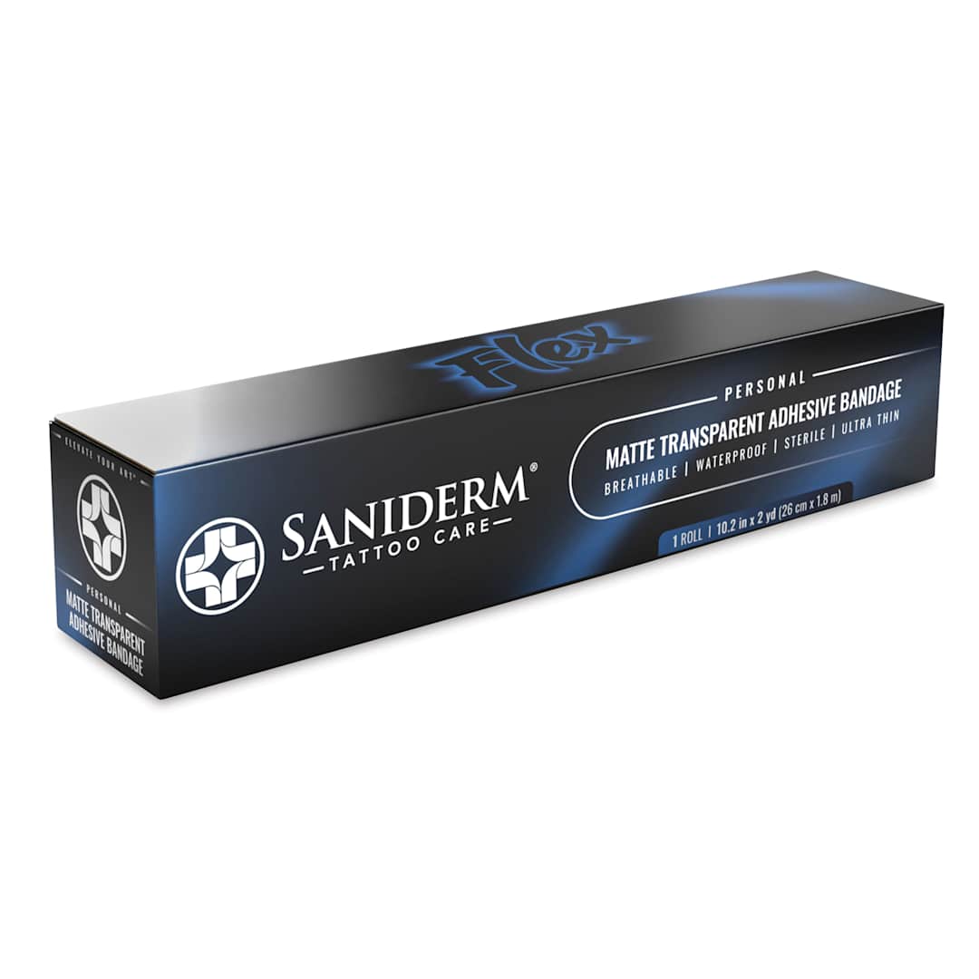 Open in modal - Saniderm Flex Tattoo Bandage - Matte, 10-1/5" x 2 yds