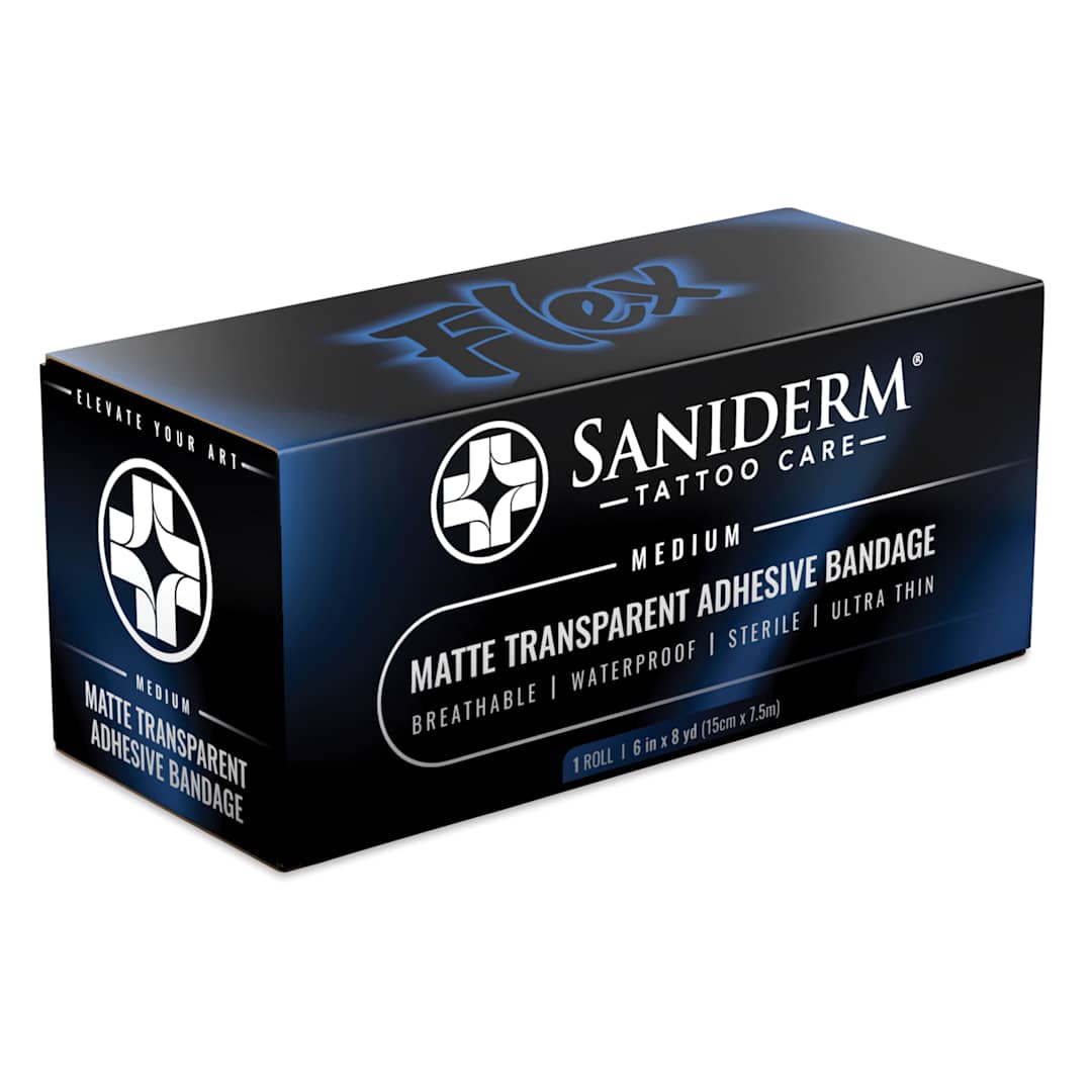 Open in modal - Saniderm Flex Tattoo Bandage - Matte, 6" x 8 yds