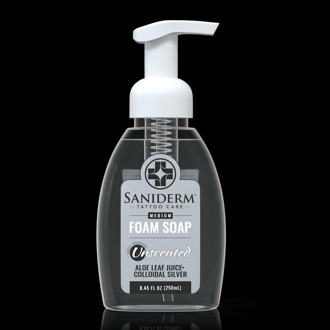 Open in modal - Saniderm Tattoo Care Foam Soap - Medium, 8.45 oz, front