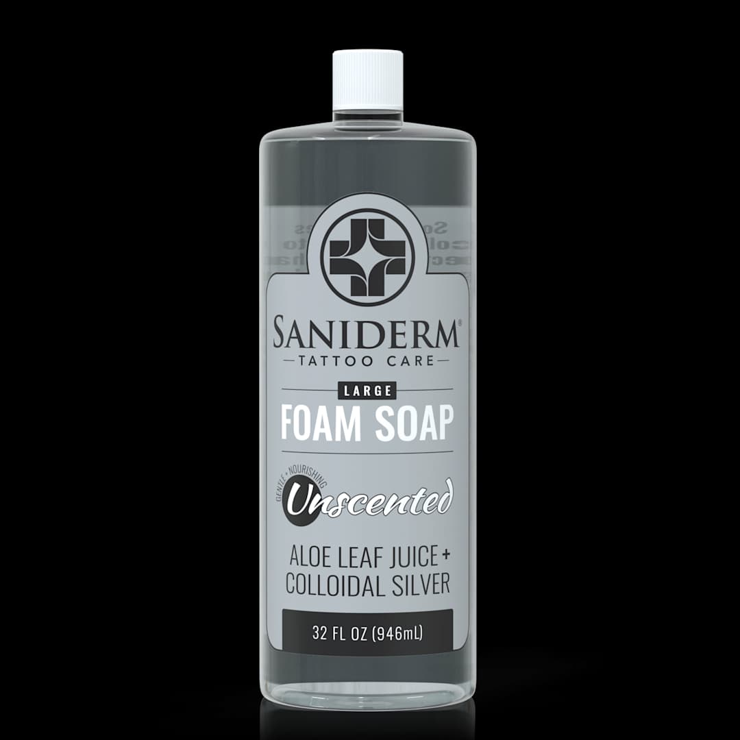 Open in modal - Saniderm Tattoo Care Foam Soap - Large, 32 oz