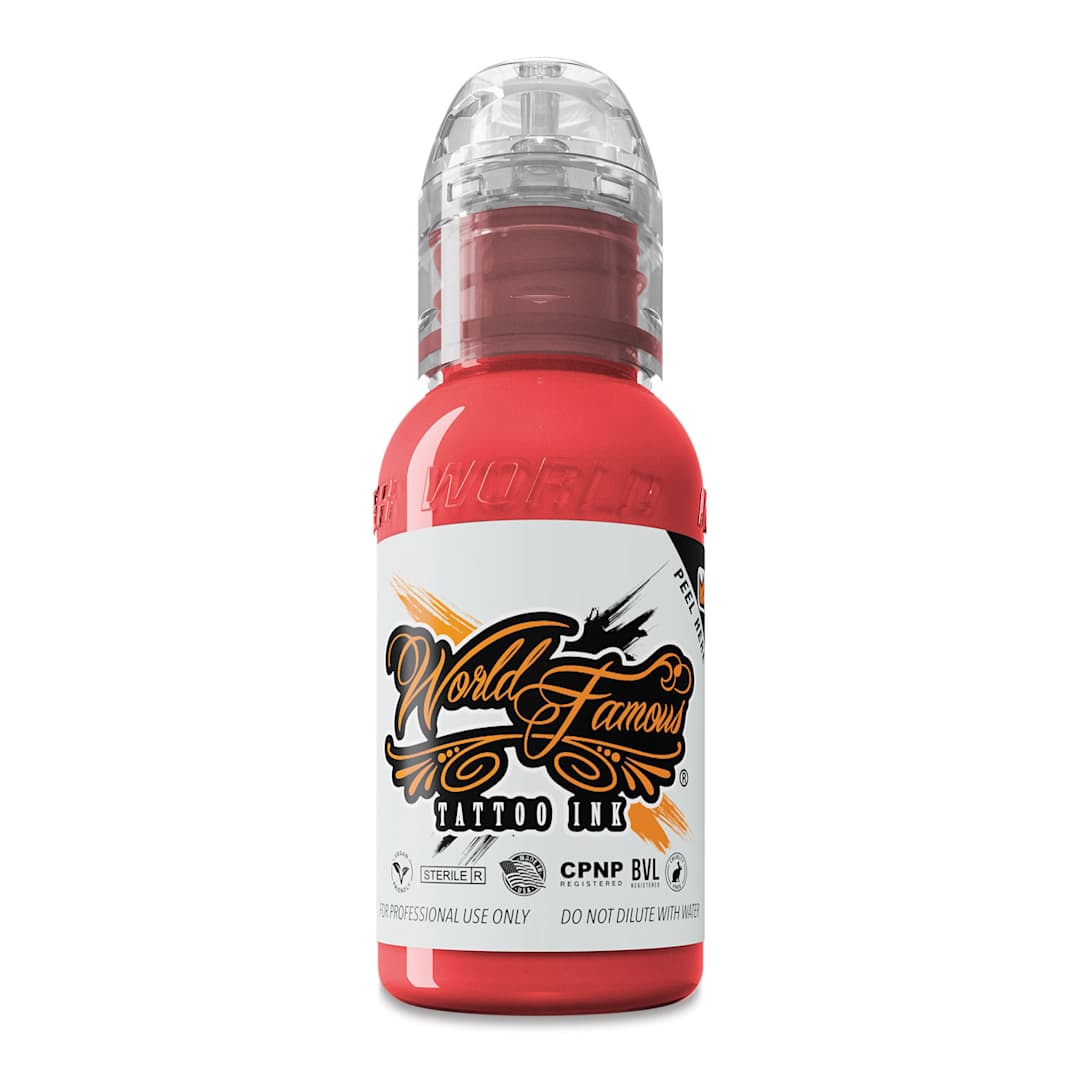 Open in modal - World Famous Tattoo Ink - Mike Asian Maximus Peach Blossom, 1 oz bottle