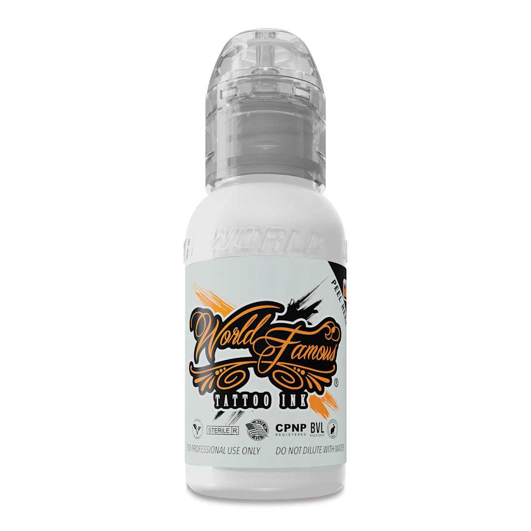 Open in modal - World Famous Tattoo Ink - White House, 1 oz bottle