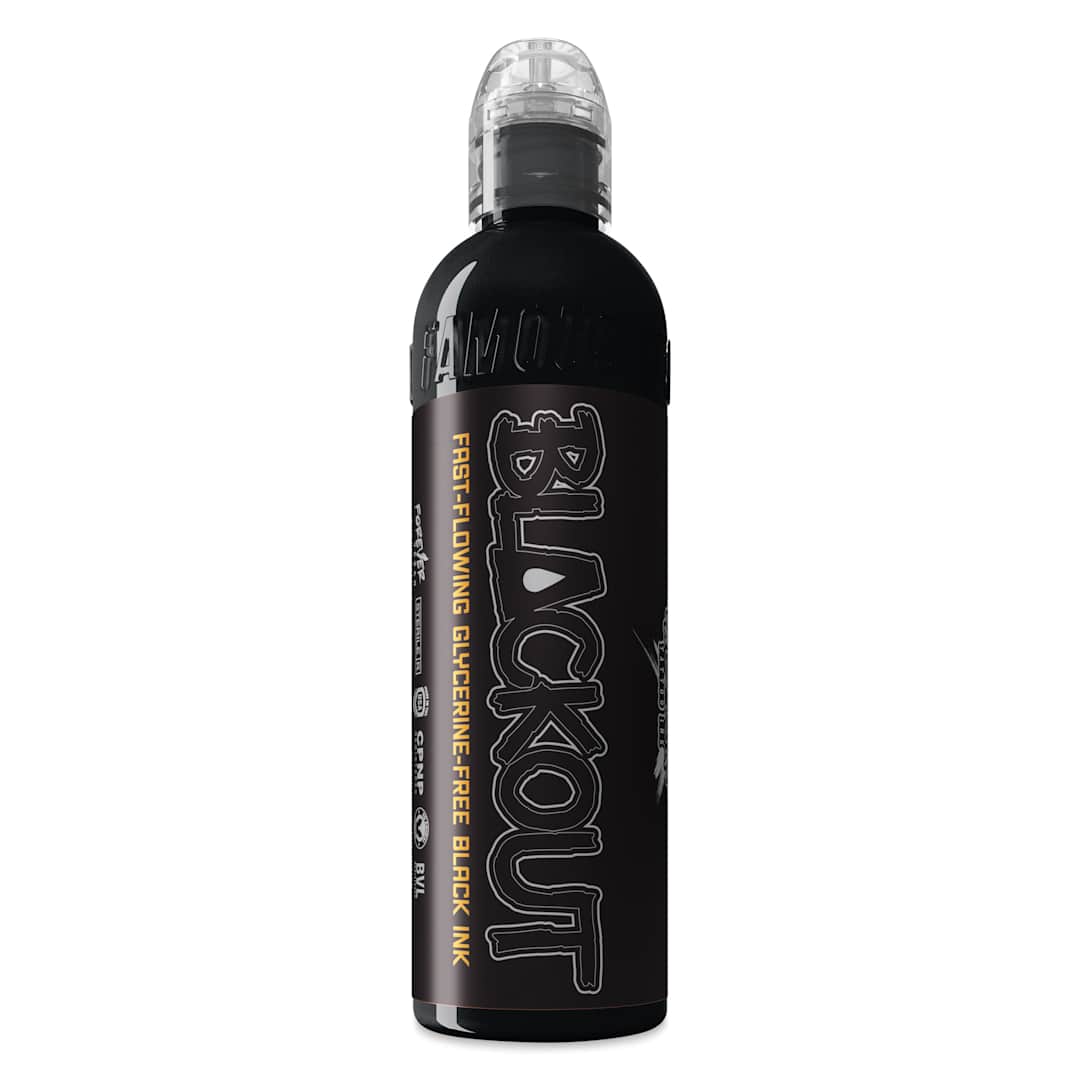 Open in modal - World Famous Blackout Tattoo Ink - Blackout, 4 oz