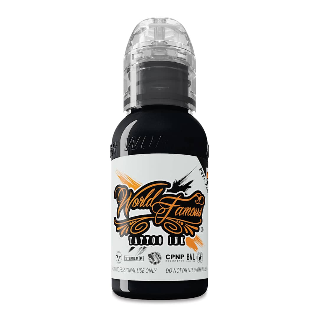 Open in modal - World Famous True Black Tattoo Ink - 1 oz