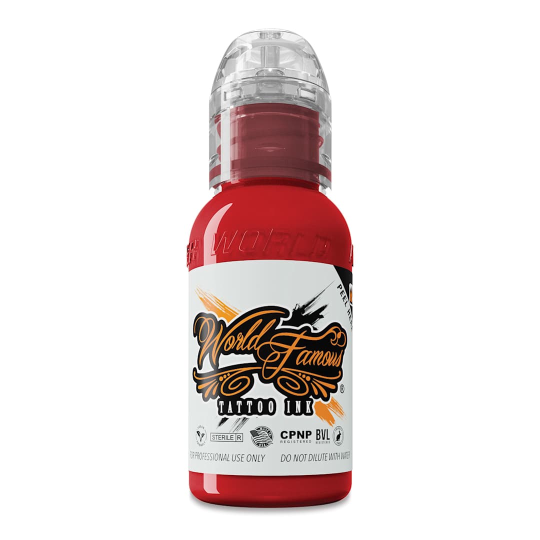 Open in modal - World Famous Tattoo Ink - Sailor Jerry Red, 1 oz bottle