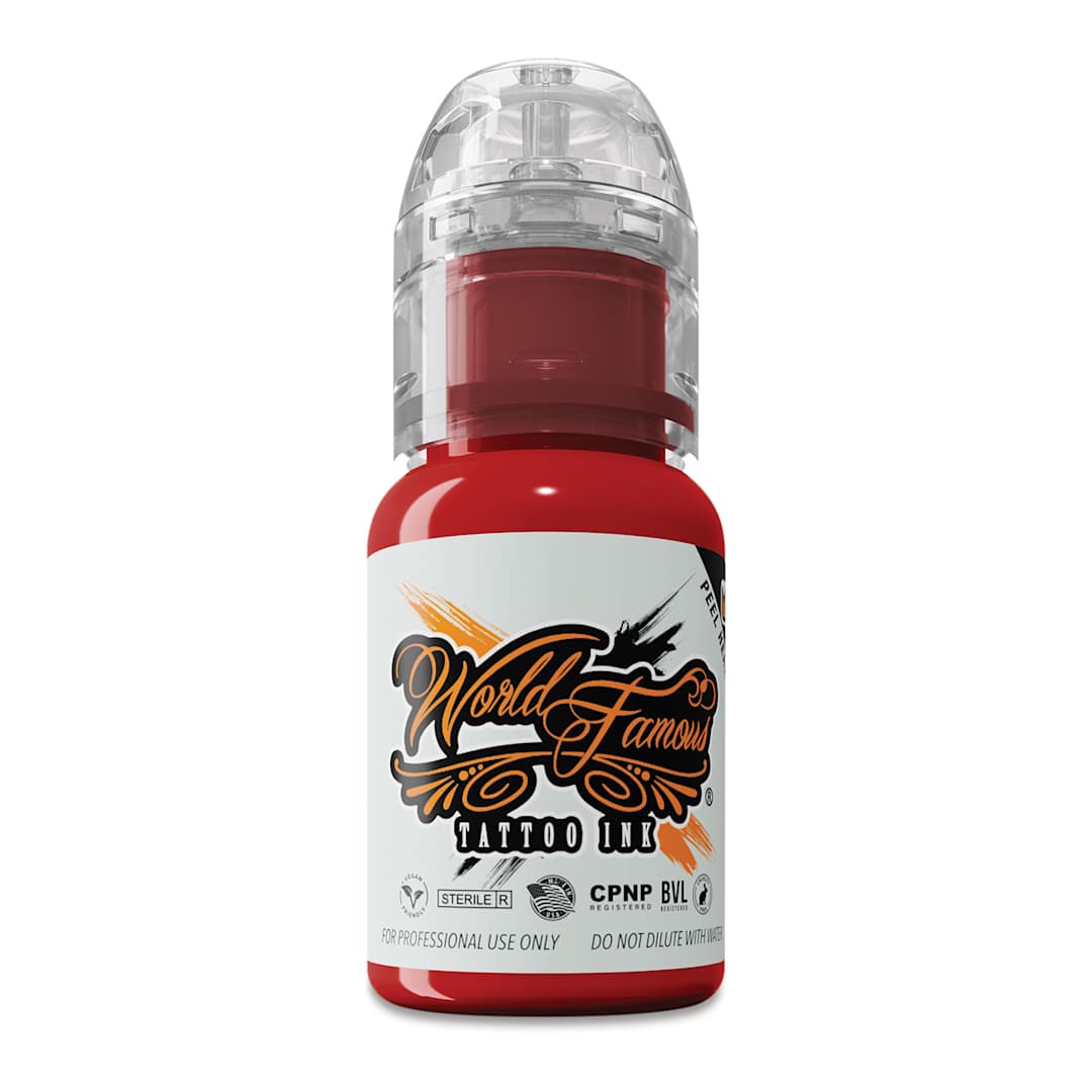 Open in modal - World Famous Tattoo Ink - Straight Red, 1 oz bottle