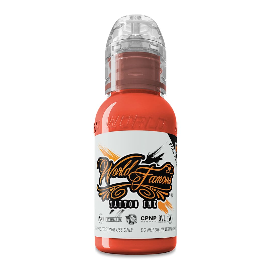 Open in modal - World Famous Tattoo Ink - Bora Bora Peach, 1 oz bottle
