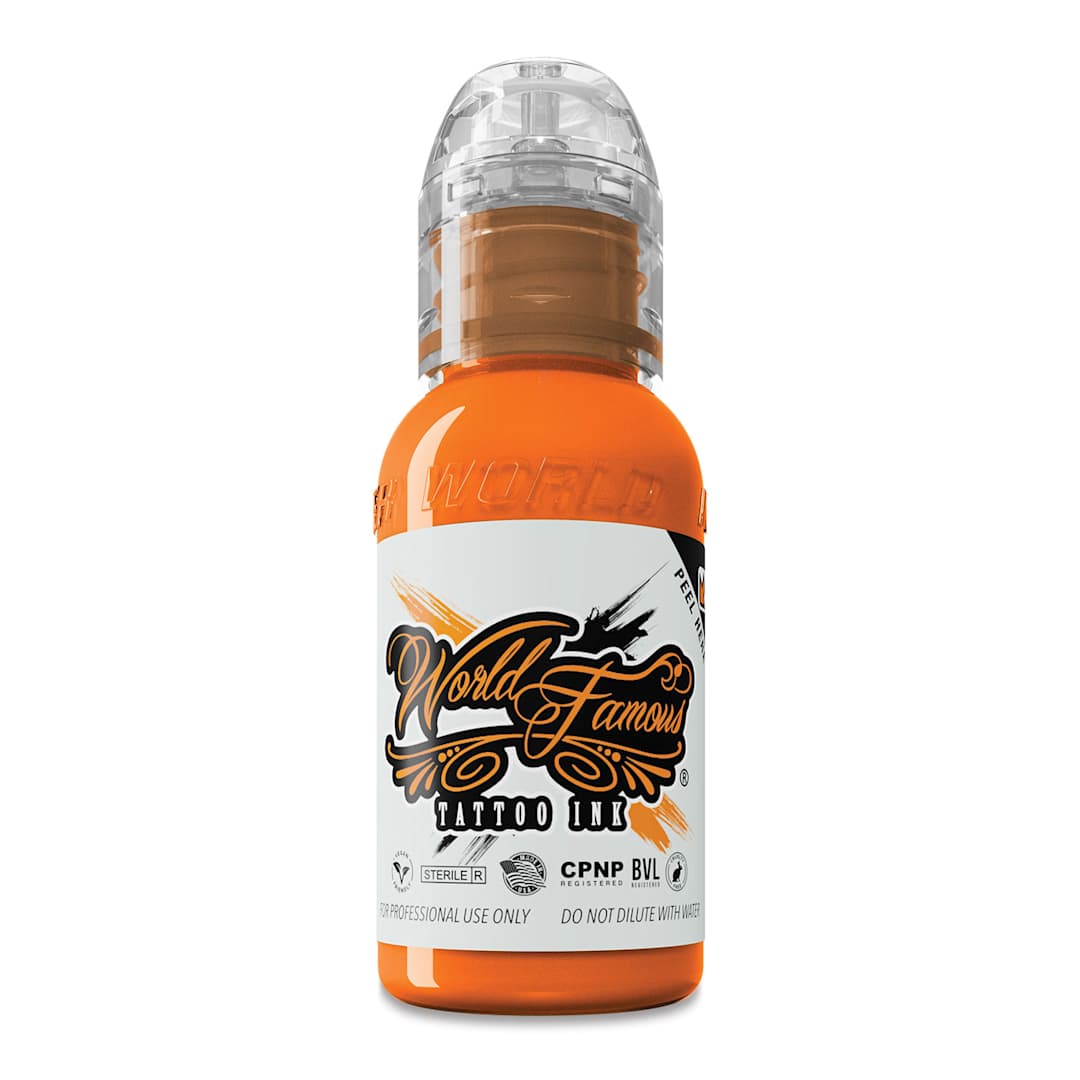 Open in modal - World Famous Tattoo Ink - Acropolis Orange, 1 oz bottle