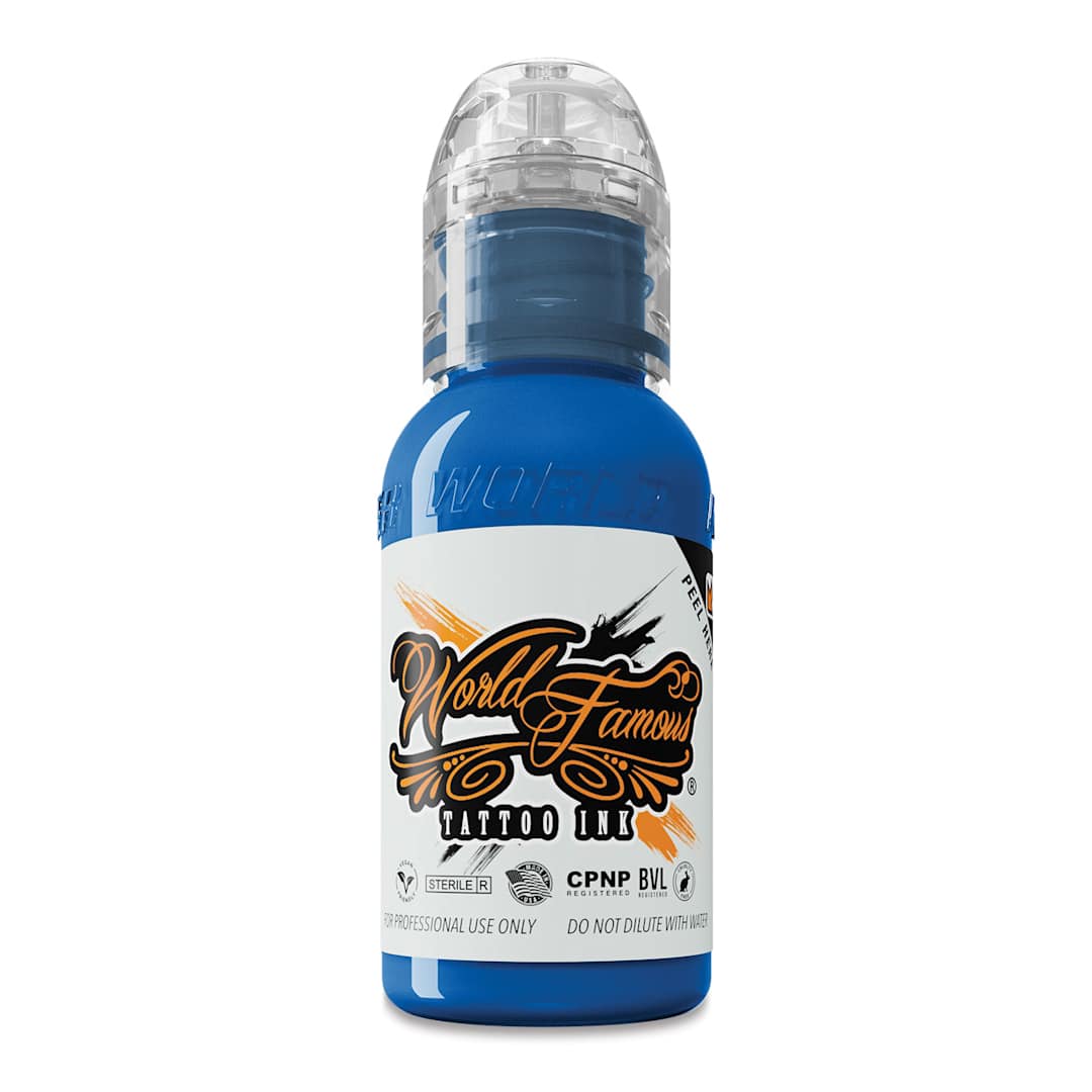 Open in modal - World Famous Tattoo Ink - Niagara Blue, 1 oz bottle