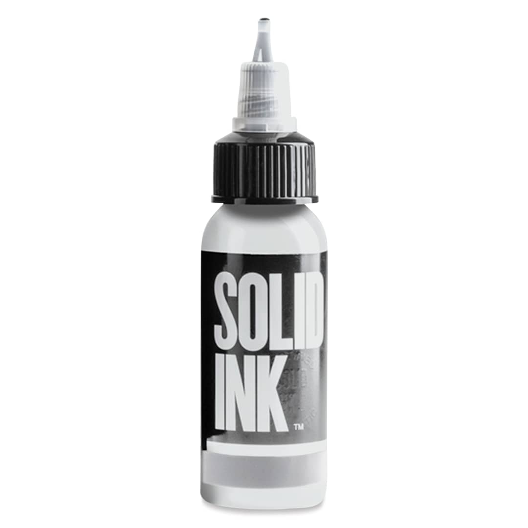 Open in modal - Solid Ink Tattoo Inks - White, 1 oz bottle