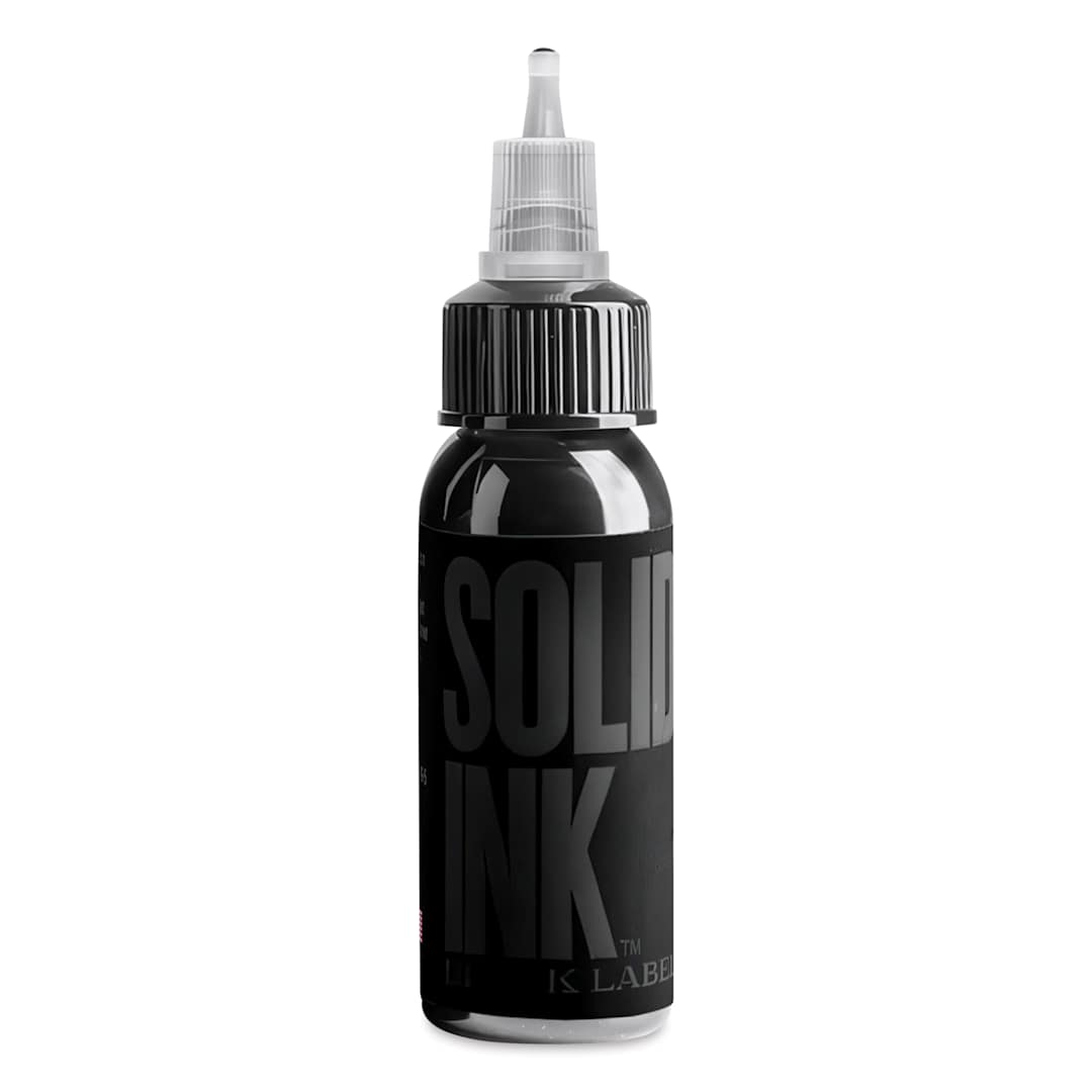 Open in modal - Solid Ink Heavy Black Tattoo Ink - 1 oz bottle