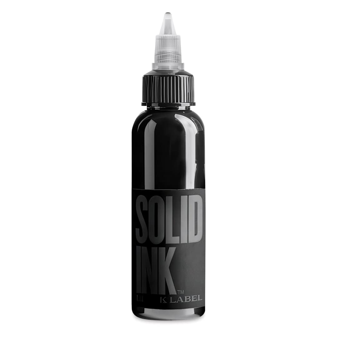 Open in modal - Solid Ink Heavy Black Tattoo Ink - 4 oz bottle