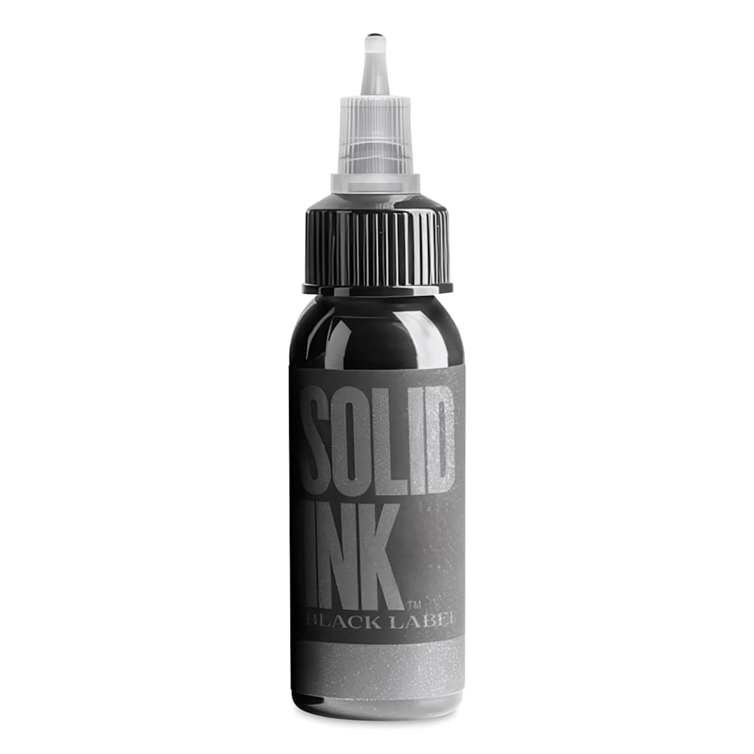 Open in modal - Solid Ink Lining Black Tattoo Ink - 1 oz bottle