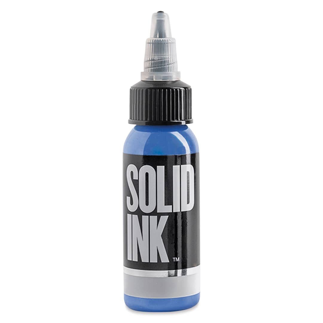 Open in modal - Solid Ink Tattoo Inks - Nice Blue, 1 oz bottle