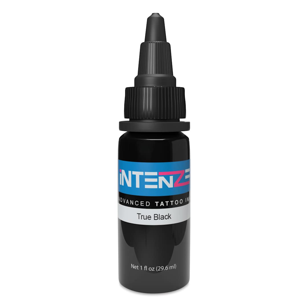 Open in modal - Intenze True Black Tattoo Ink - 1 oz