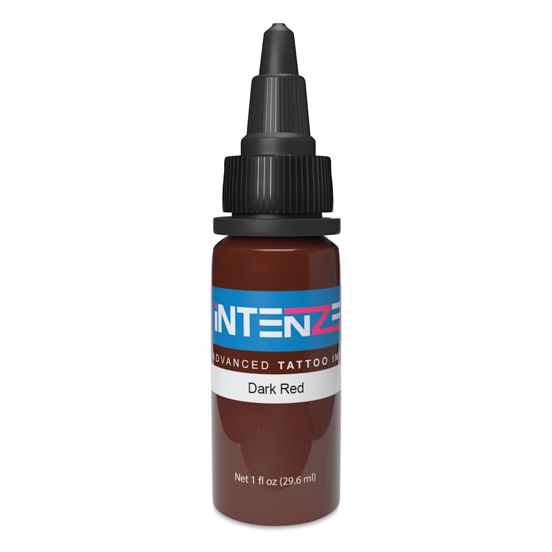 Open in modal - Intenze Tattoo Ink - Dark Red, 1 oz bottle