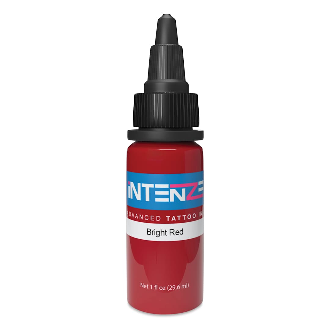 Open in modal - Intenze Tattoo Ink - Bright Red, 1 oz bottle