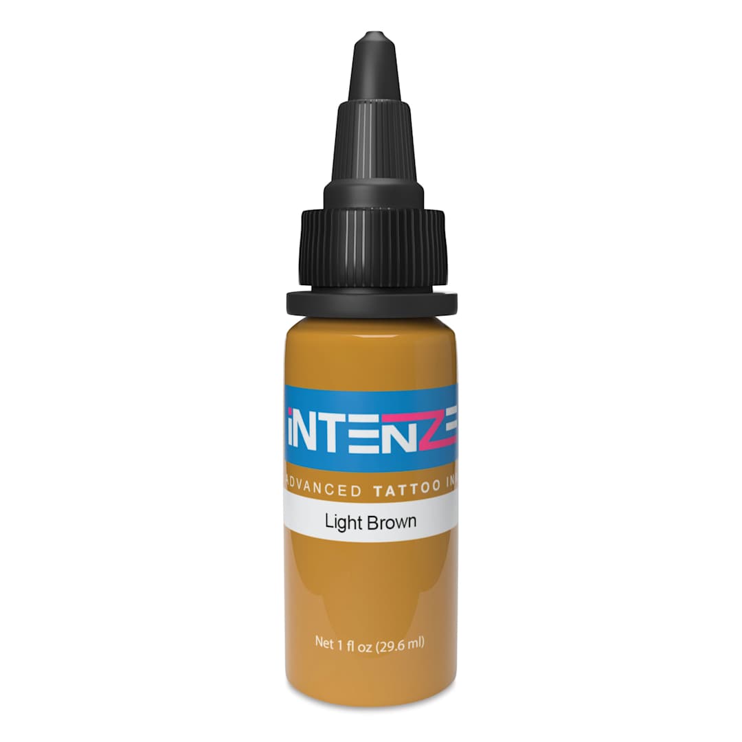 Open in modal - Intenze Tattoo Ink - Light Brown, 1 oz bottle