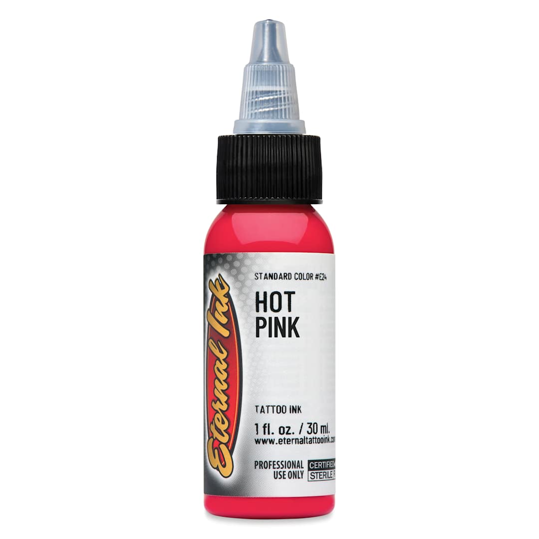 Open in modal - Eternal Ink Tattoo Ink - Hot Pink, 1 oz bottle
