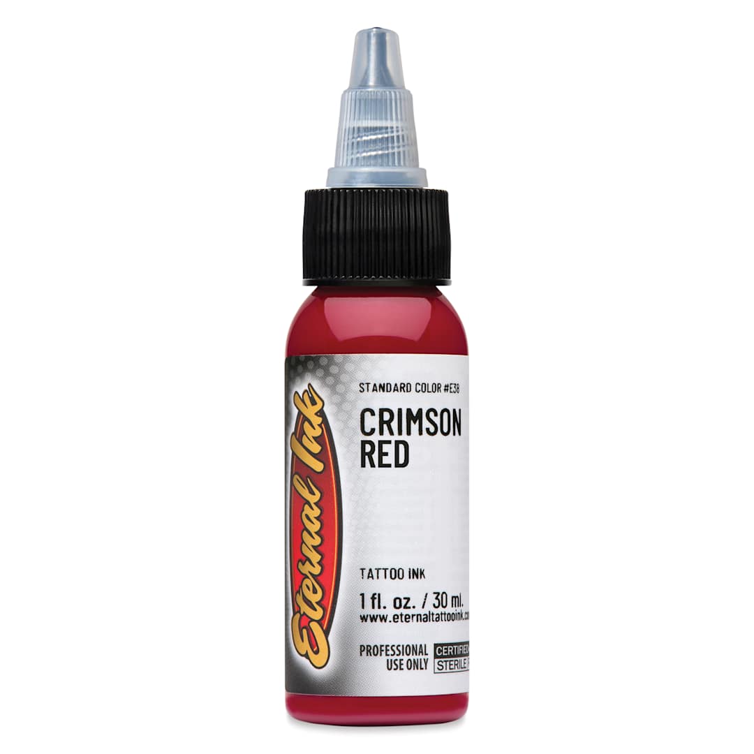Open in modal - Eternal Ink Tattoo Ink - Crimson Red, 1 oz bottle