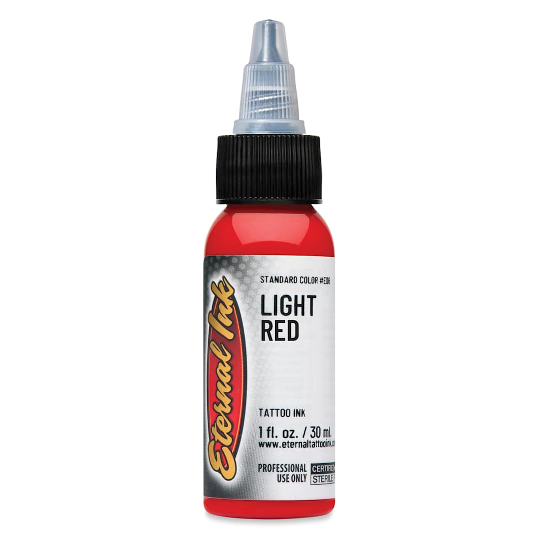 Open in modal - Eternal Ink Tattoo Ink - Light Red, 1 oz bottle