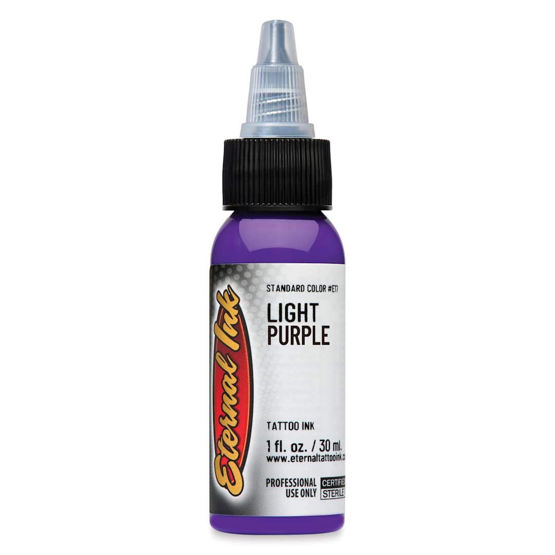 Open in modal - Eternal Ink Tattoo Ink - Light Purple, 1 oz bottle