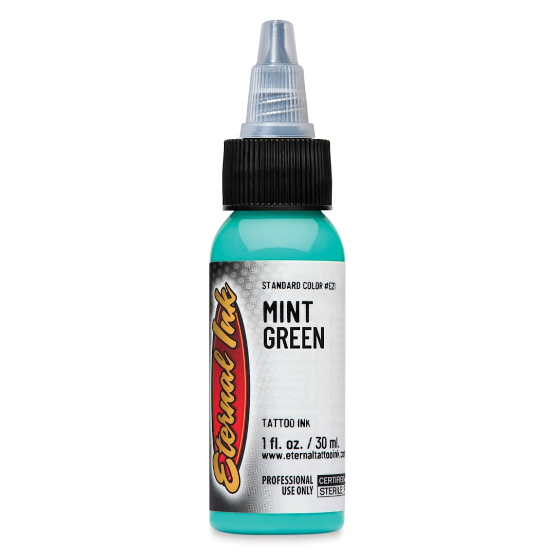 Open in modal - Eternal Ink Tattoo Ink - Mint Green, 1 oz bottle