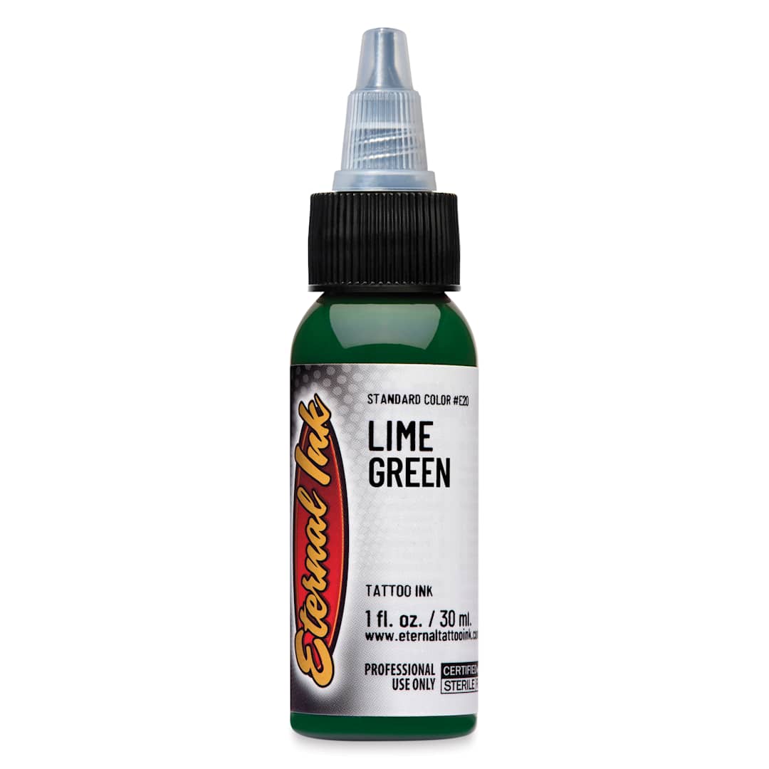 Open in modal - Eternal Ink Tattoo Ink - Lime Green, 1 oz bottle
