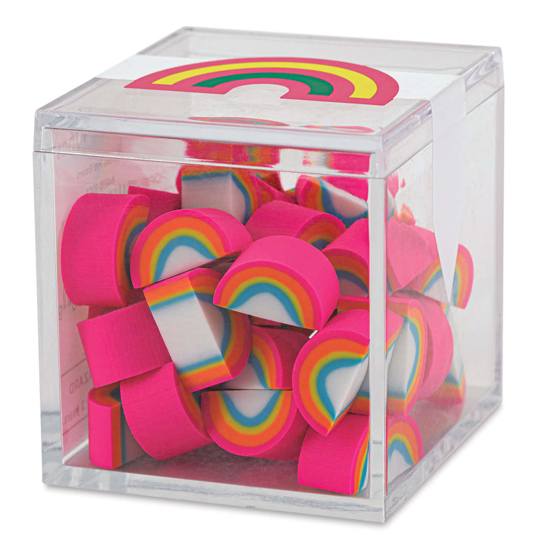 Open in modal - artPOP! Rainbow Mini Erasers (In acrylic cube packaging)