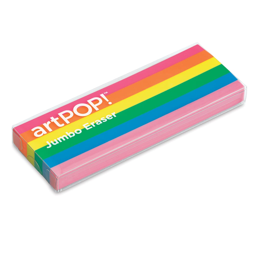 Open in modal - artPOP! Rainbow Jumbo Eraser (At an angle)