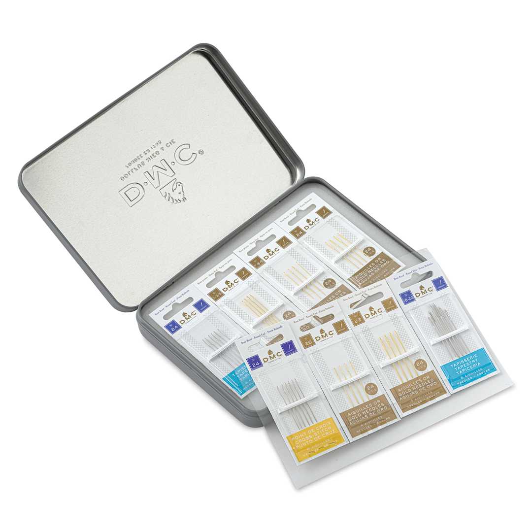 Open in modal - DMC Collector's Needle Tin - Set of 38 - contents