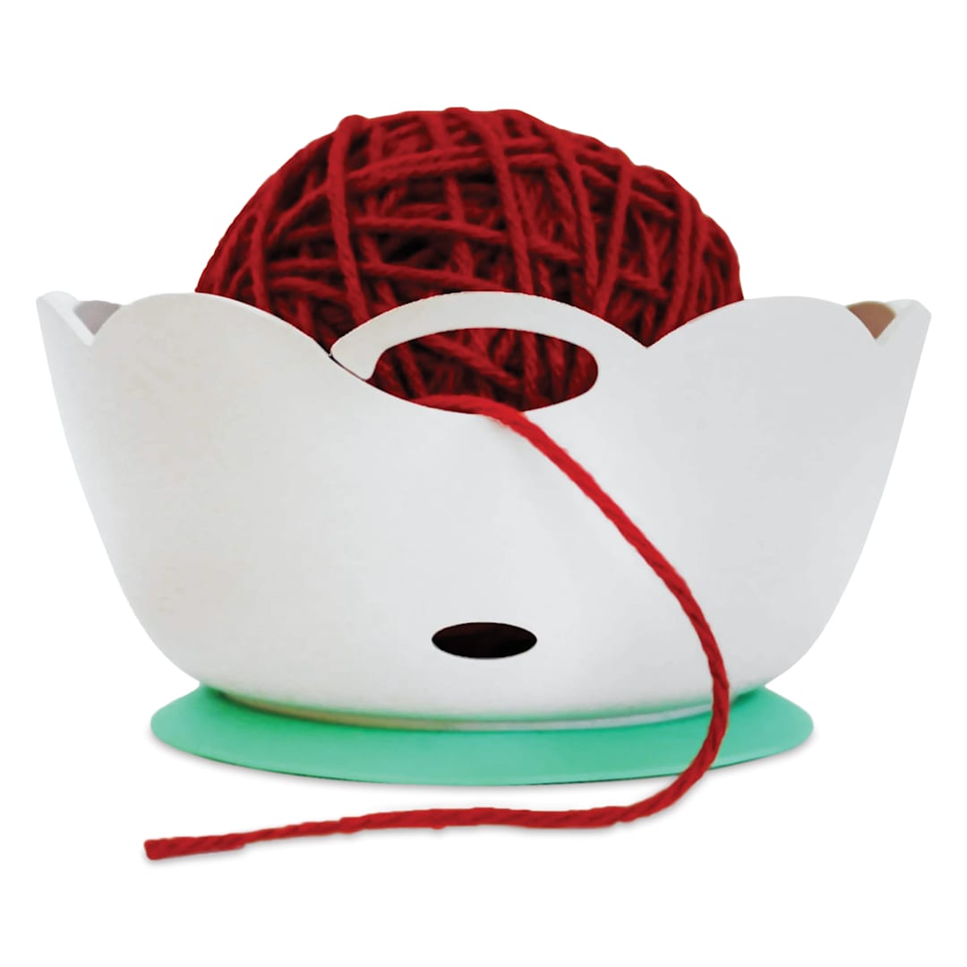 Open in modal - Yarn Vault Yarn Bowl (Yarn inside bowl)