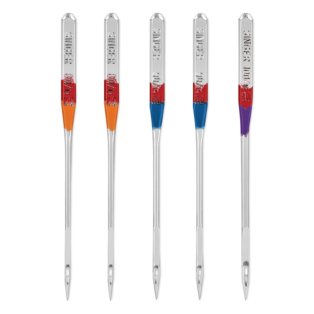 Open in modal - Singer Sewing Machine Needles - Universal, Assorted, Pkg of 5