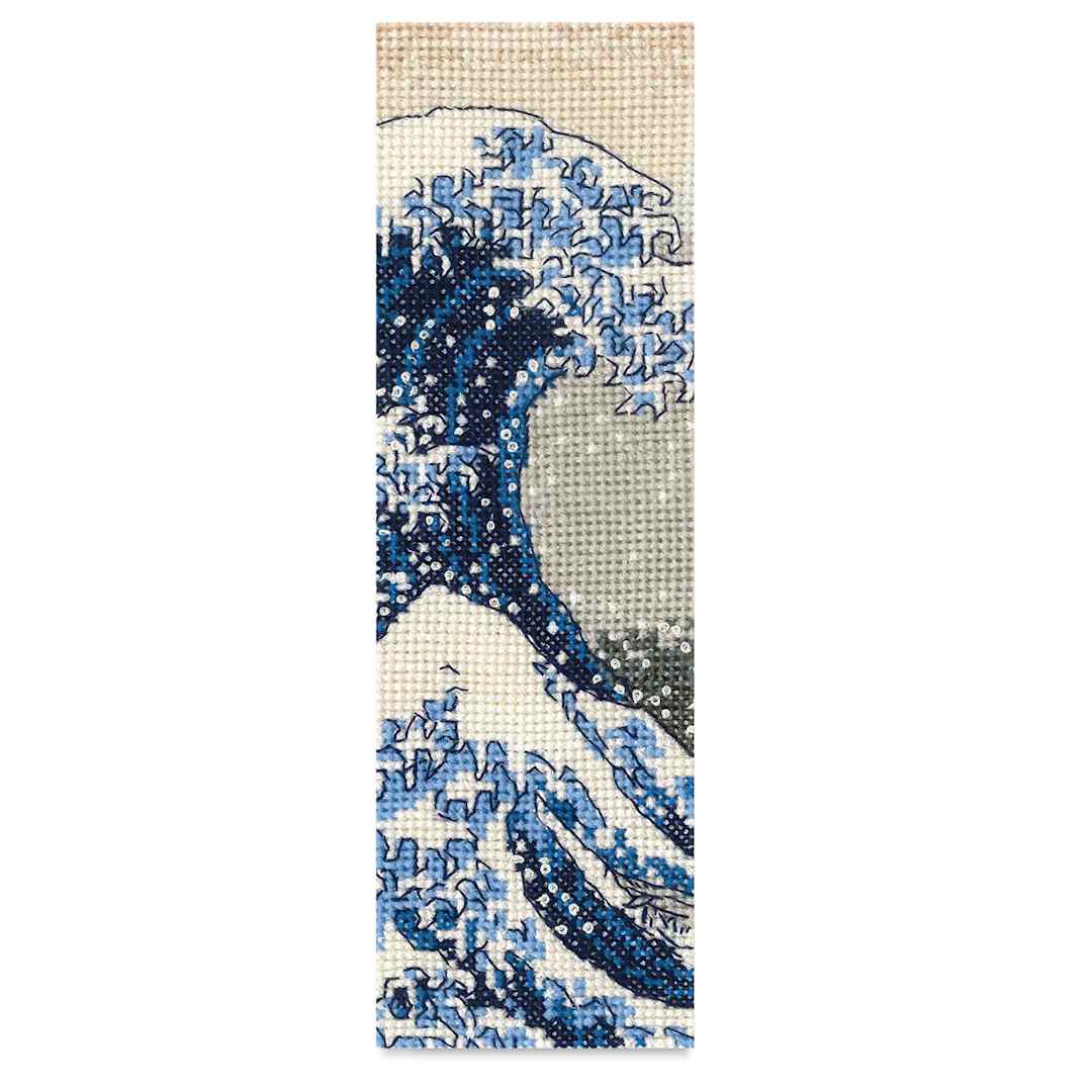 Open in modal - “The Great Wave” by Katsushika Hokusai Bookmark finished
