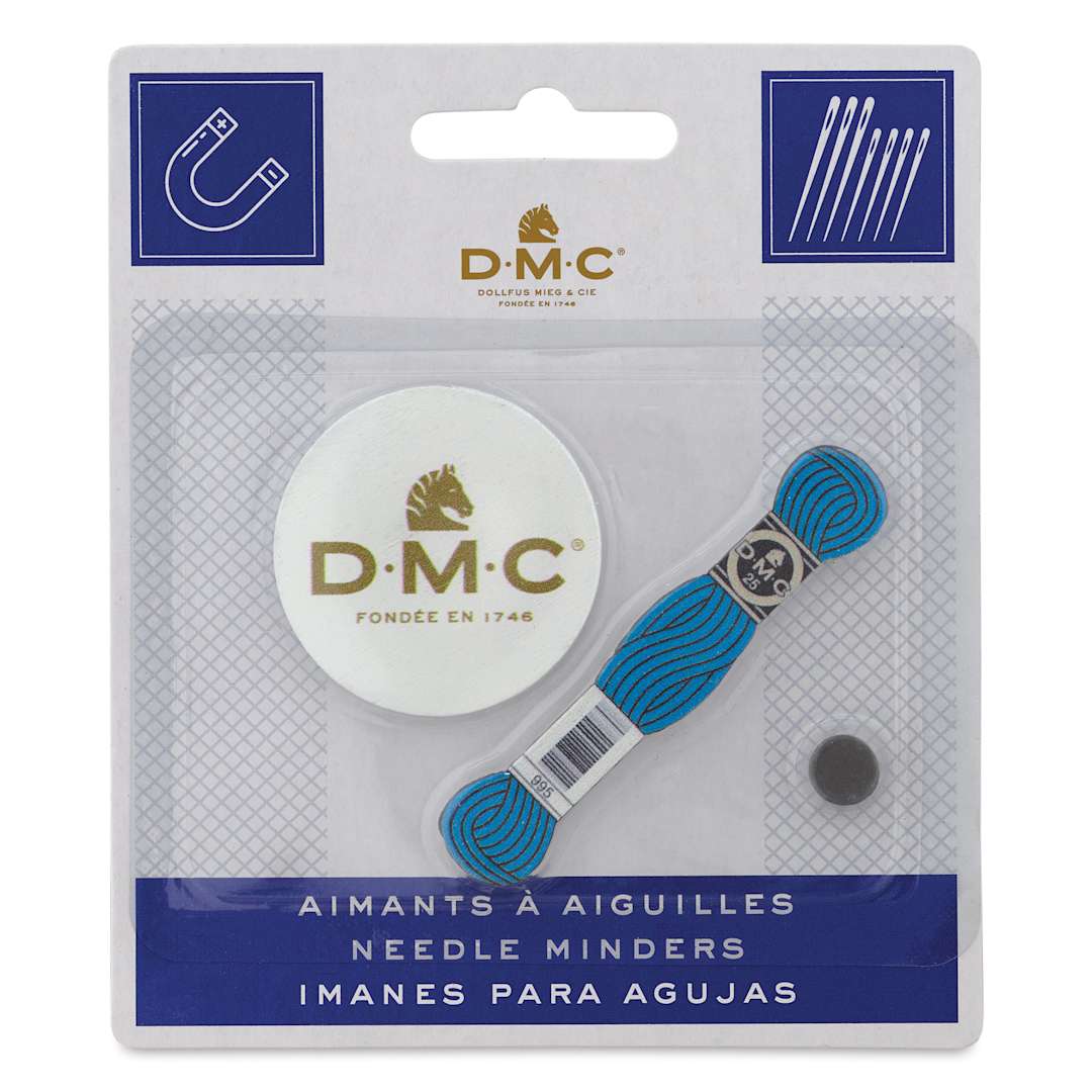 Open in modal - DMC Needle Minders - Skein and Logo - front of packaging