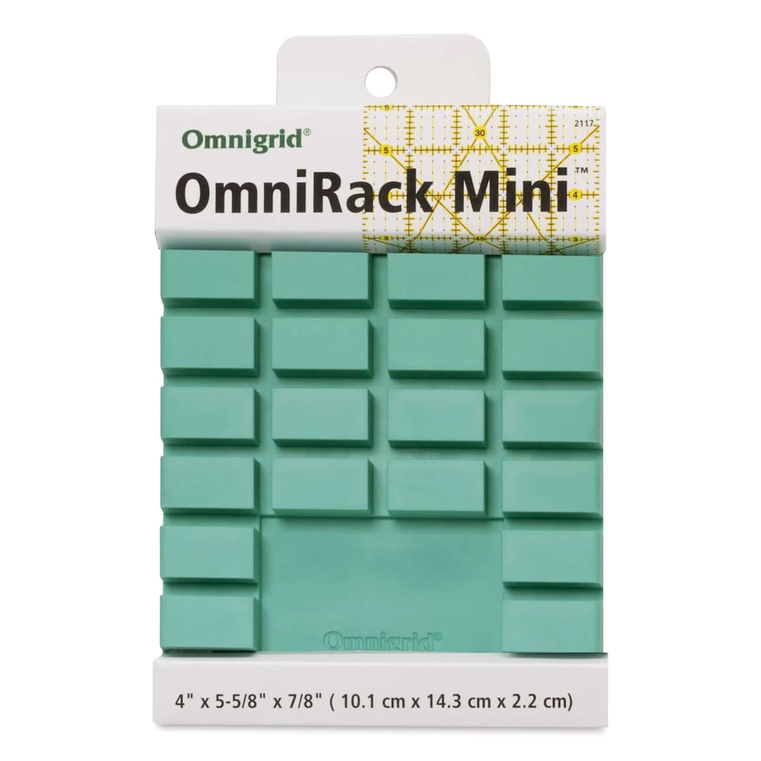 Open in modal - Omnigrid OmniRack Ruler Storage - Mini, 4" x 5-5/8" x 7/8" - front of packaging