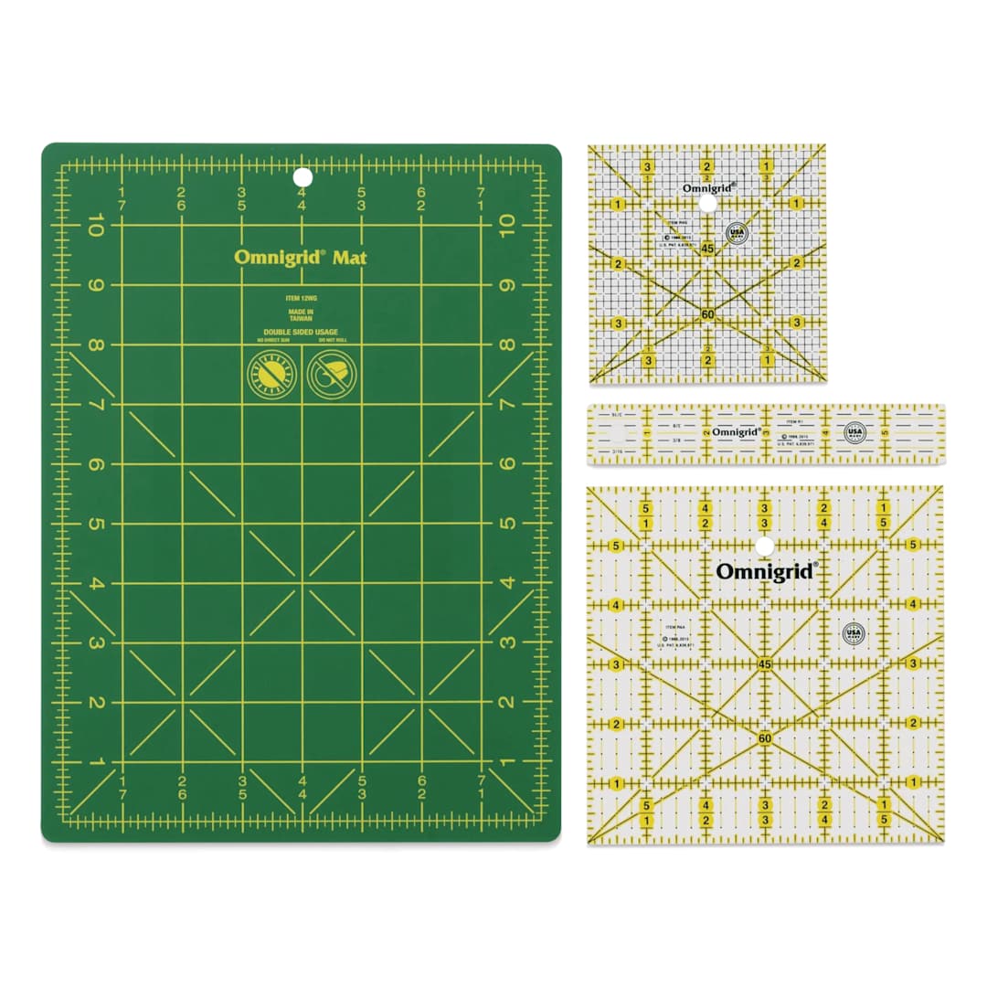 Open in modal - Omnigrid Quilting Travel Rulers  - Set of 4