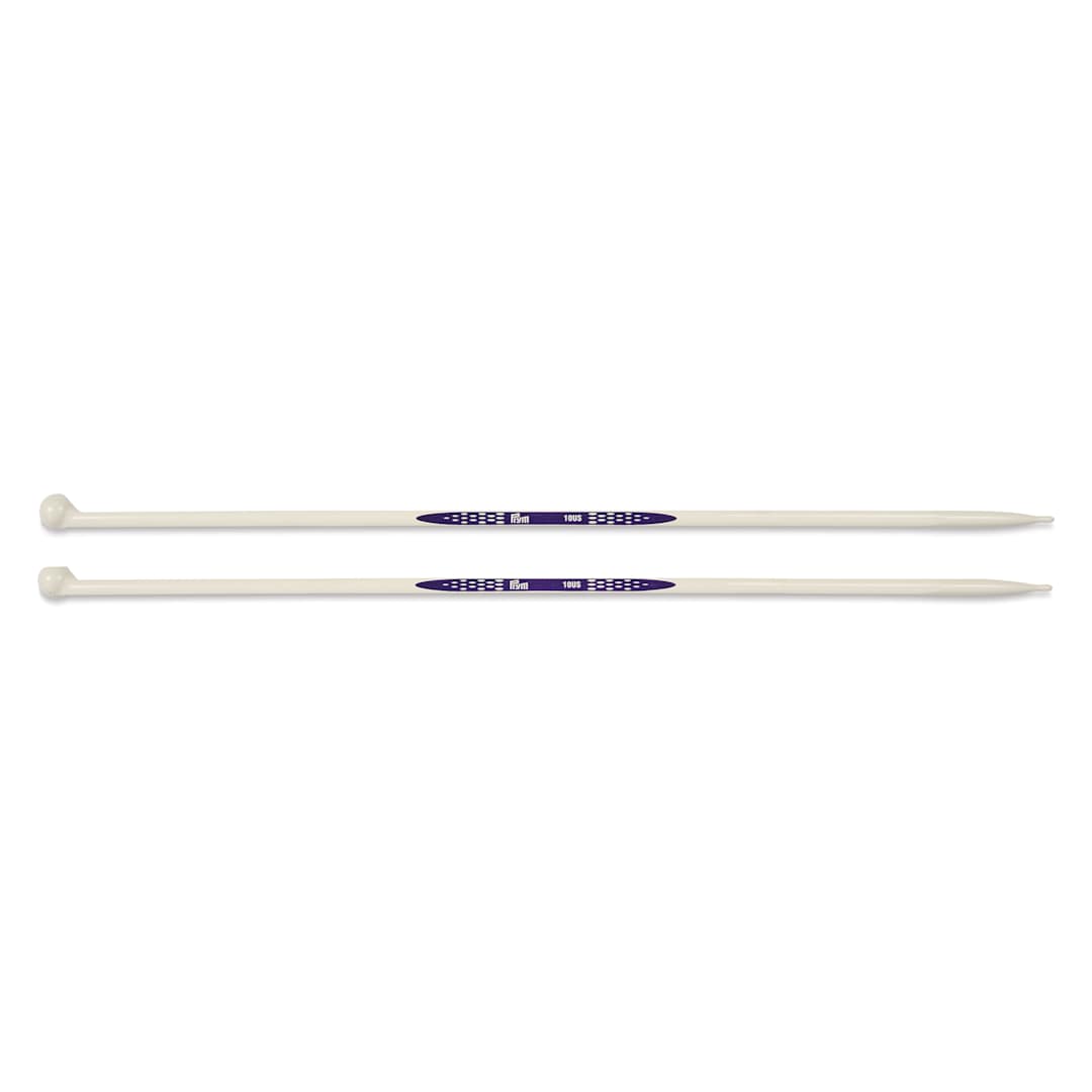 Open in modal - Prym Ergonomics Single Point Knitting Needles - Size 10, 14"