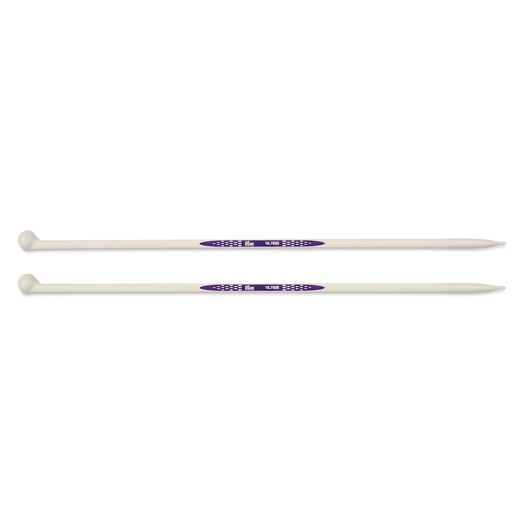 Open in modal - Prym Ergonomics Single Point Knitting Needles - Size 10-3/4, 14"