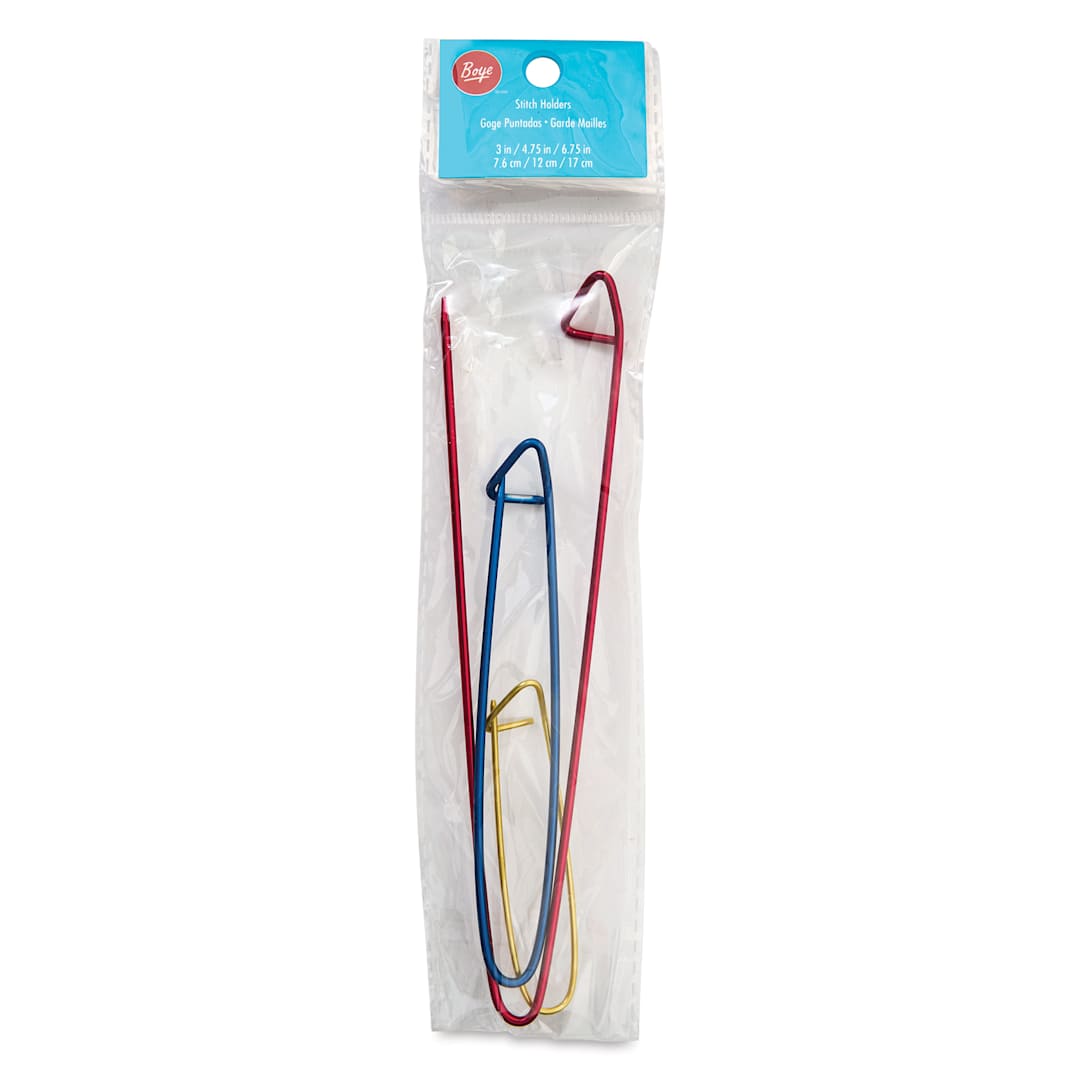 Open in modal - Boye Yarn Stitch Holders - Set of 3 - front of packaging